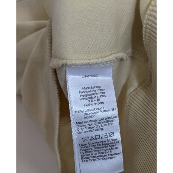 Madewell Ribbed Muscle Tee Botanical Dye Edition Daffodil Yellow Comfy Small - Picture 8 of 10